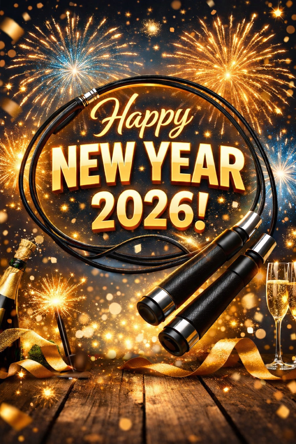 Een sportief en energiek nieuwjaar gewenst!