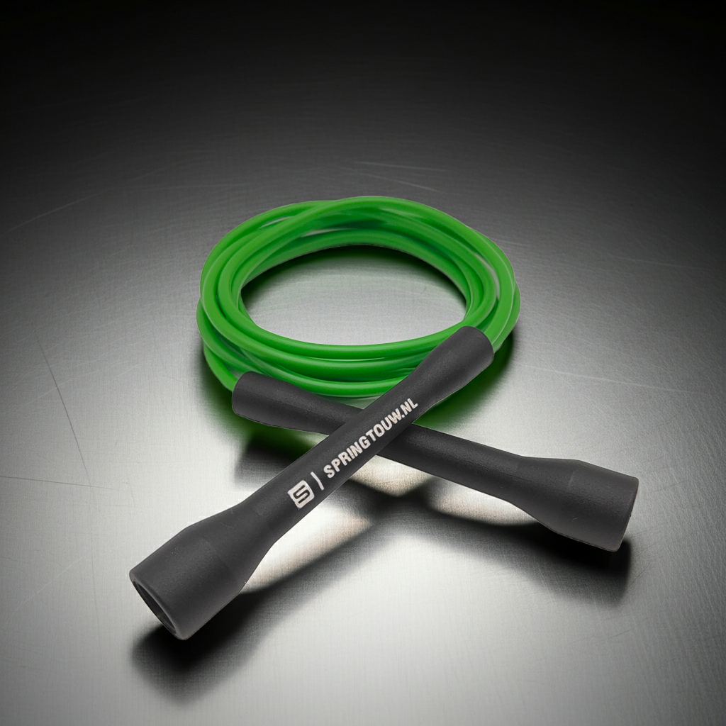 PVC springtouw 300cm 5mm - short handle - verstelbaa