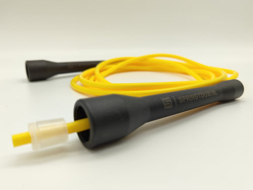 Eenvoudig verstelsysteem voor het aanpassen van de lengte van het PVC speed rope